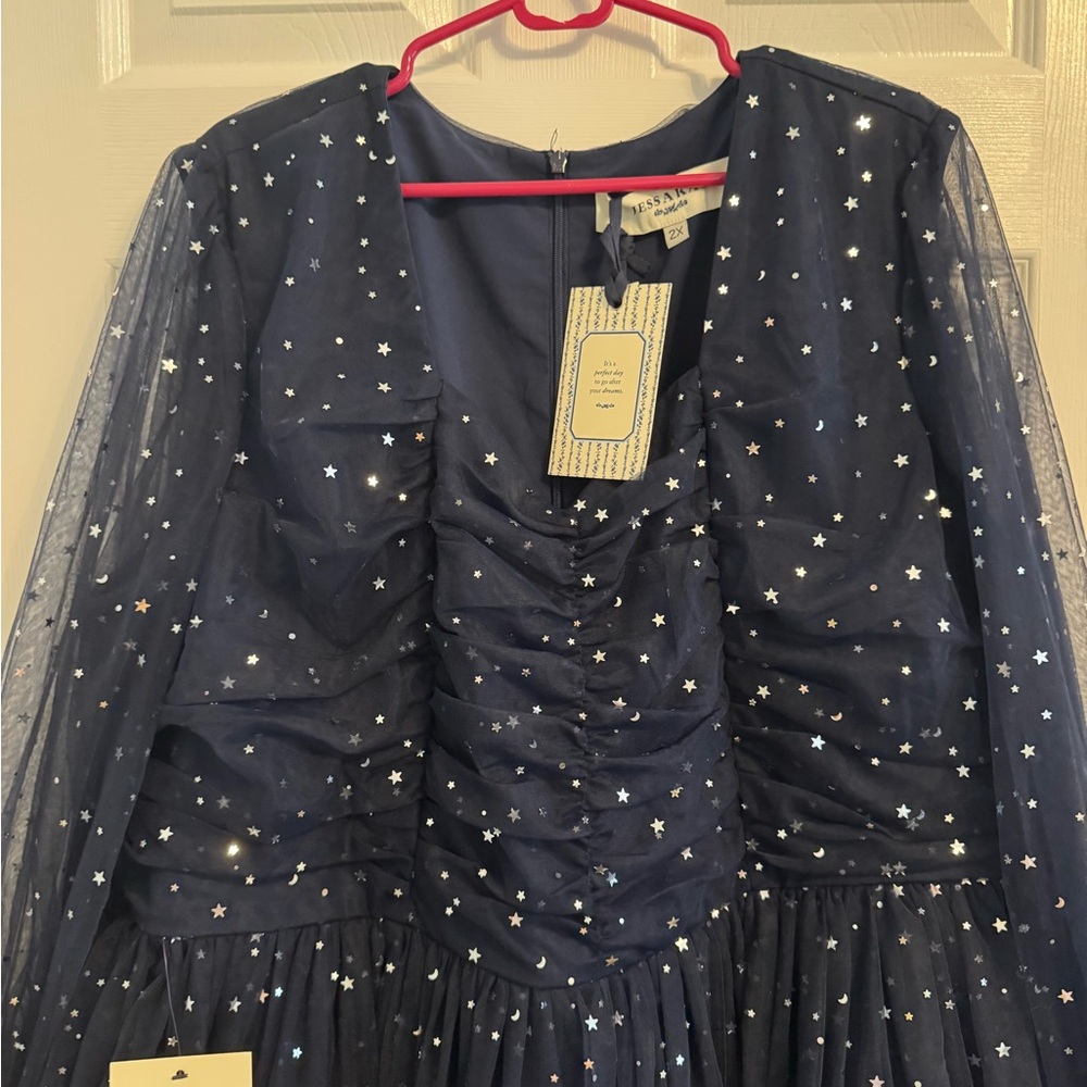 NWT JessaKae Celestial Moon Stars Stardust Dress - Picture 8 of 13